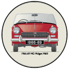 MG Midget MkIII (disc wheels) 1966-69 Coaster 6